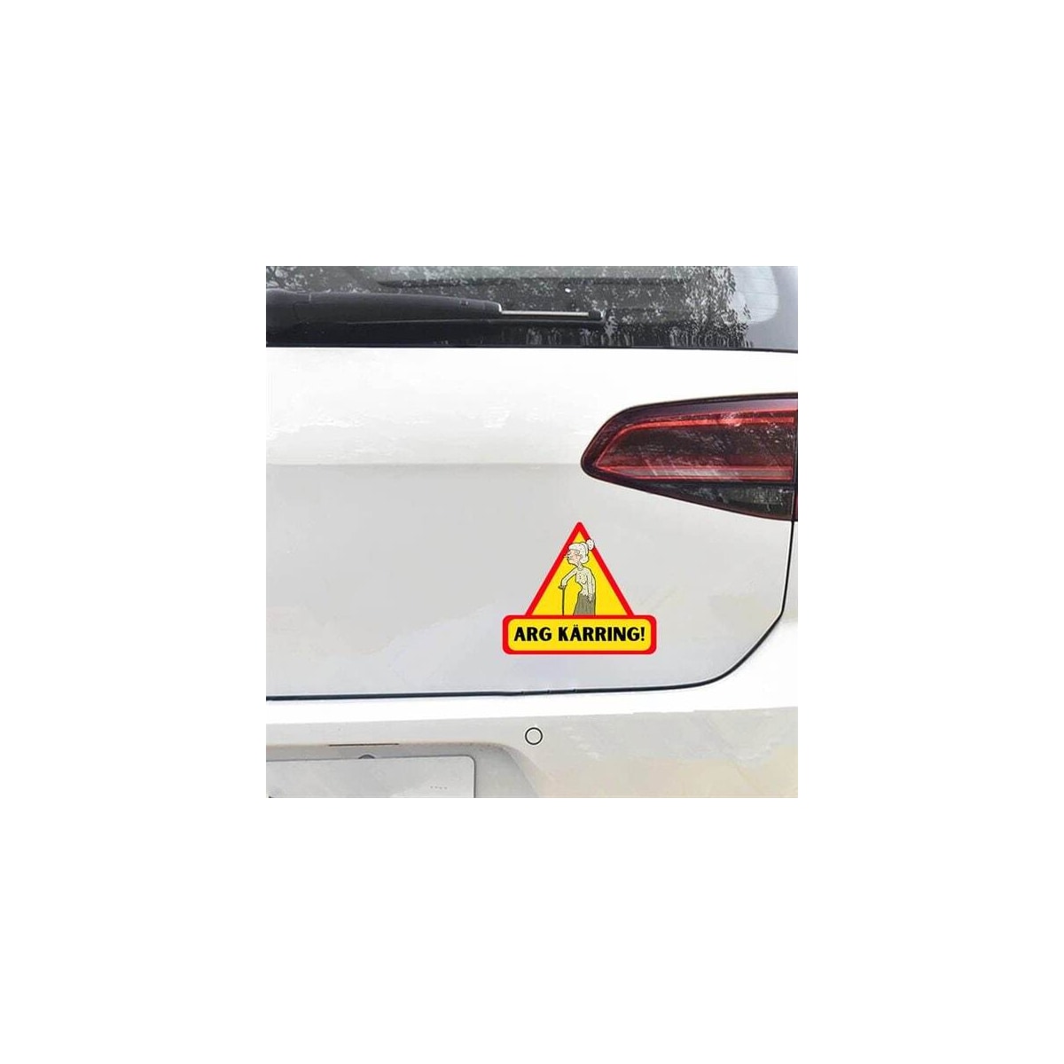 Bumper Sticker - Angry Old Lady