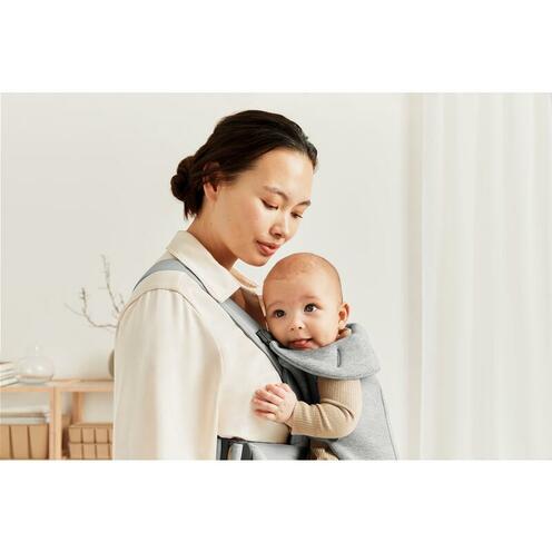 Porte-Bébé Mini Jersey 3D Gris Clair - BABYBJÖRN