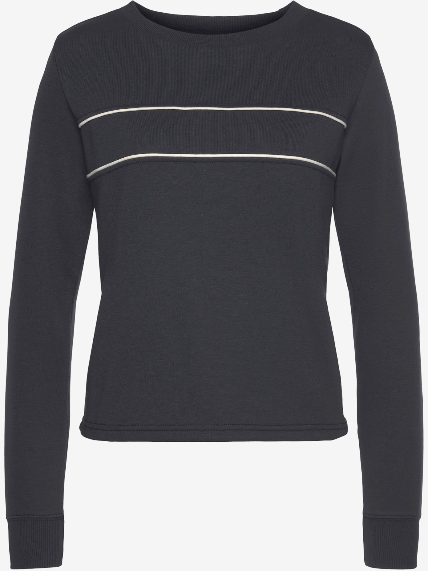 Sweatshirt sport avec passepoil