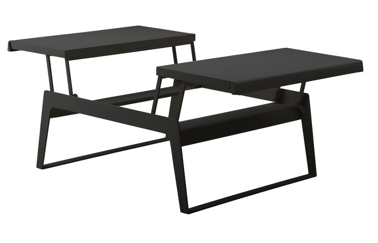 Cane-Line Chill-out salontafel dubbele hoogte dubbelzijdig