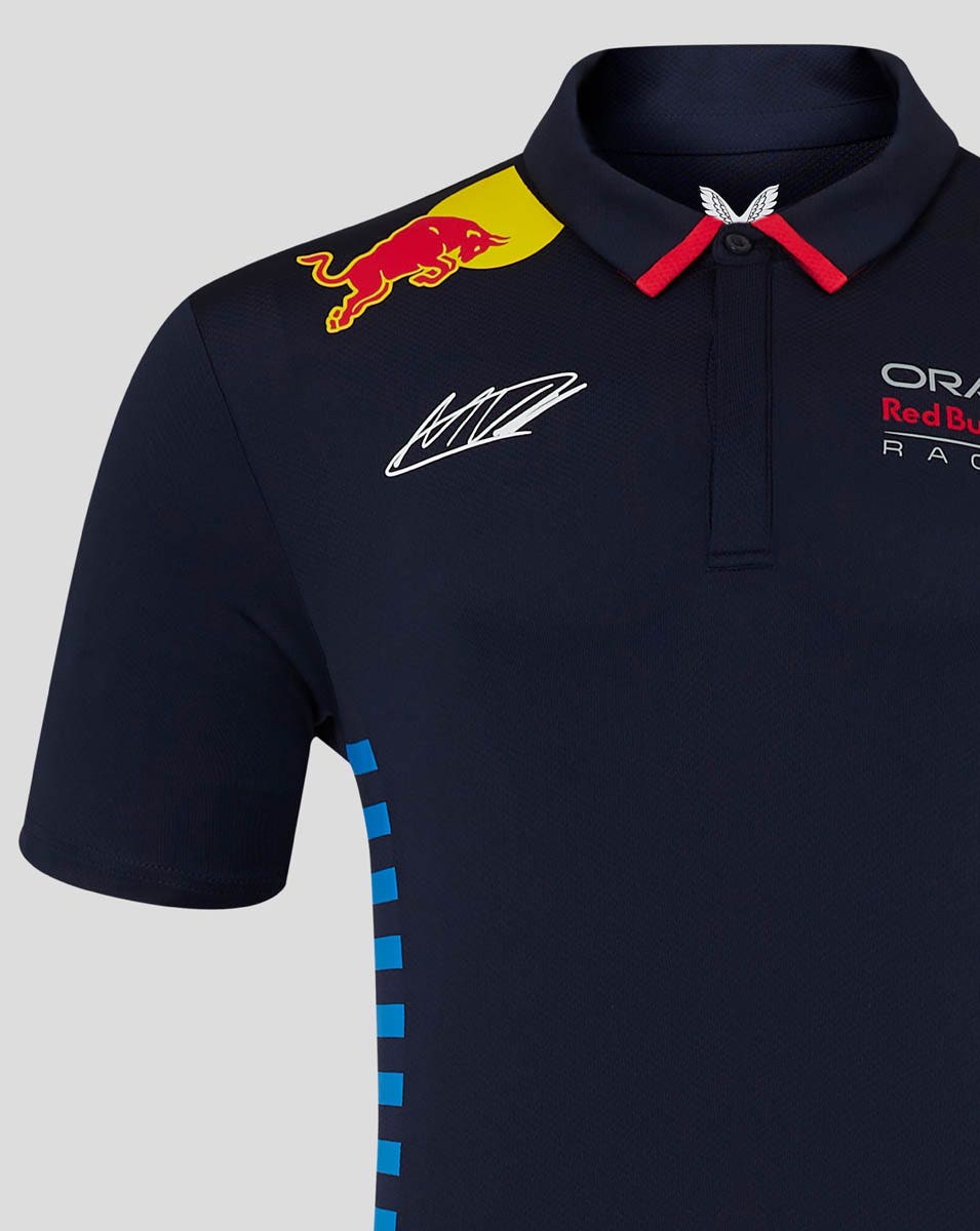 Castore  Oracle Red Bull Max Verstappen Driver Polo Shirt