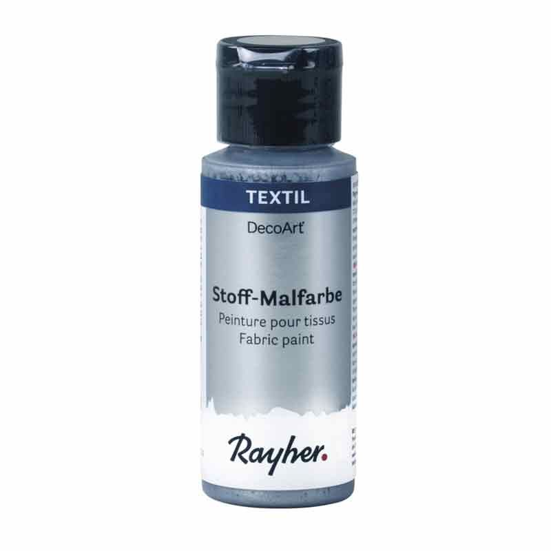 Peinture pour tissus extrême sheen 59 ml - argent