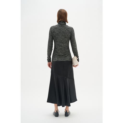 InWear JafarIW Strikbluse, Silver Ombre, M