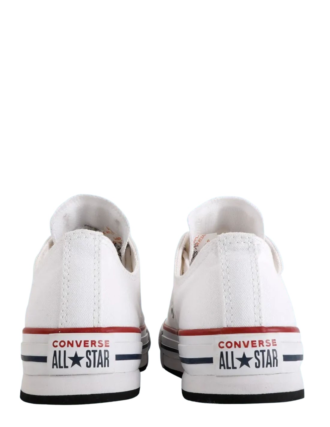 converse sneakers compensées basses femme eva lift ox blanc