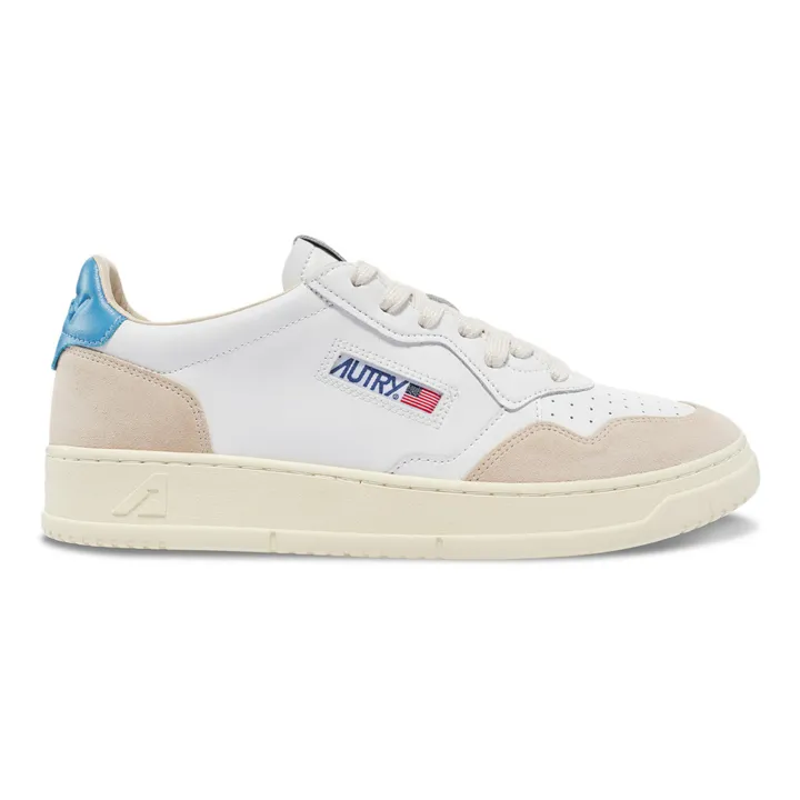 Autry Baskets Medalist Low Cuir/Suede | Bleu