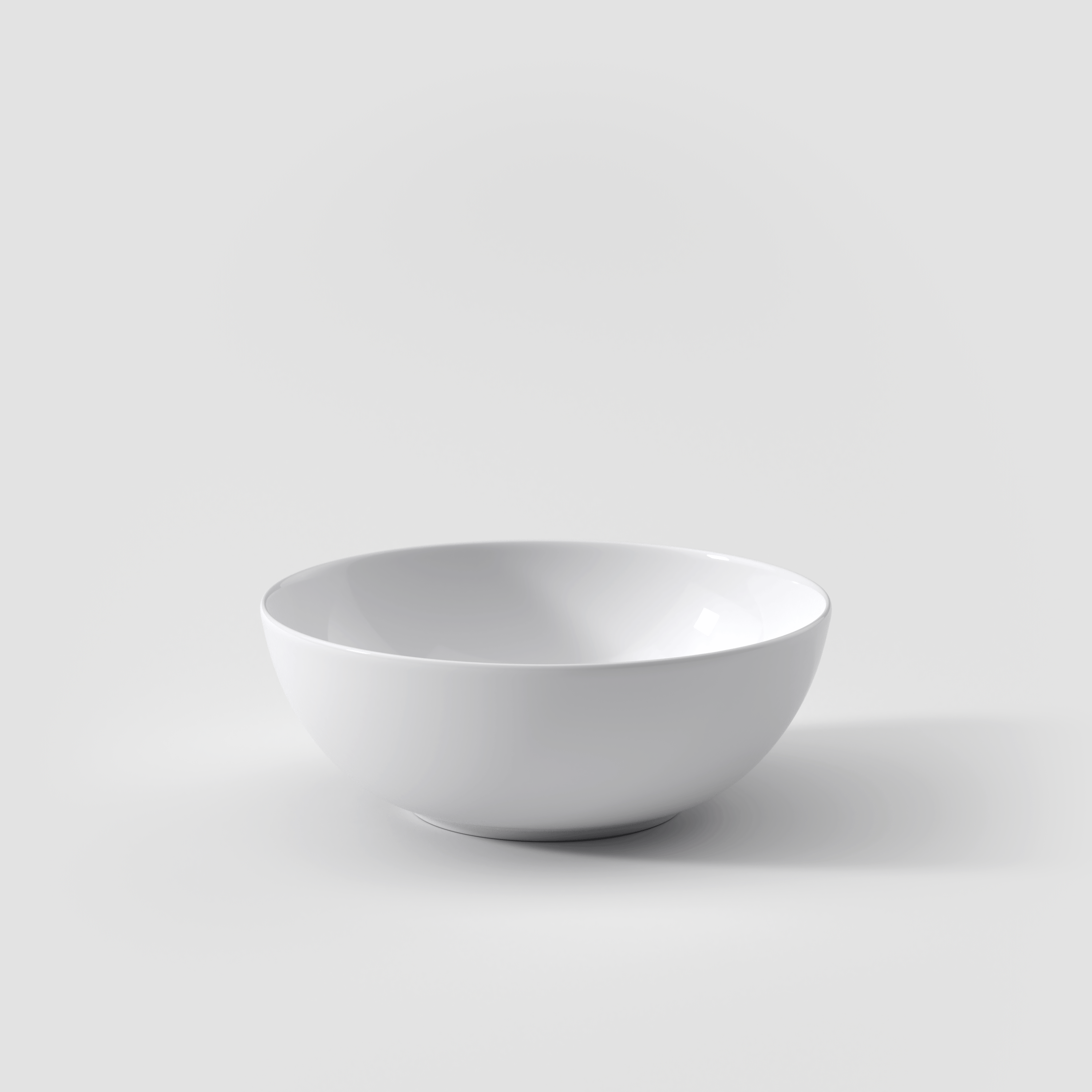 Anmut Salad serving bowl White, 37.2 oz, Premium Bone Porcelain
