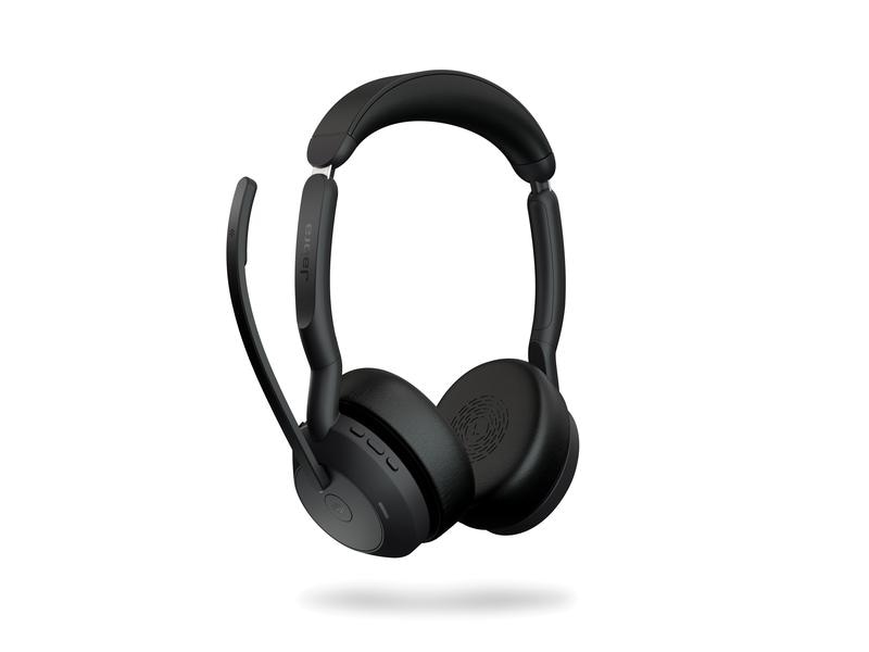 Jabra Headset Evolve2 55 Duo MS, USB-C Das professionelle Headset, mit dem Sie alle Aufgaben erledigen können, die Ihr hybrider Arbeitstag mit sich bringt