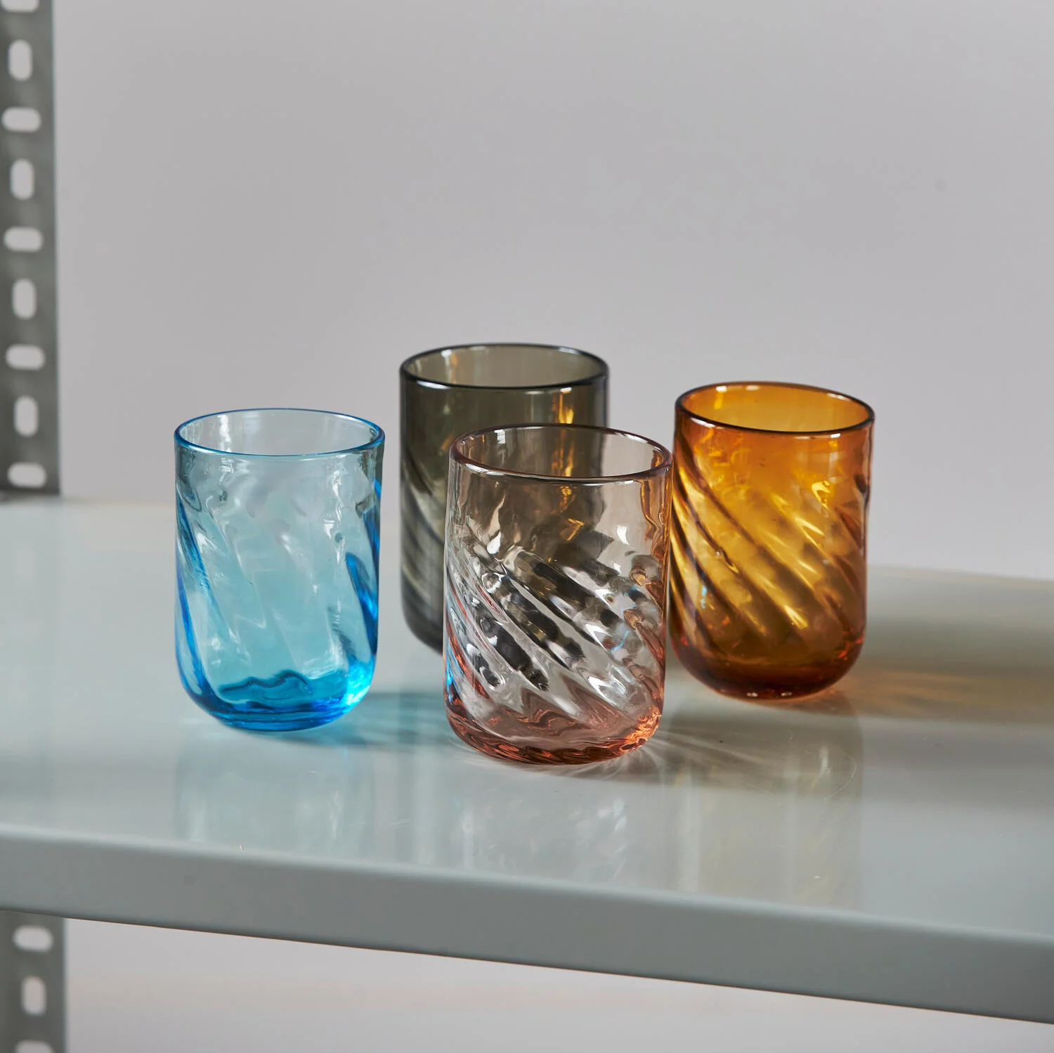 Bahne Interior  Twist vandglas - Light Blue