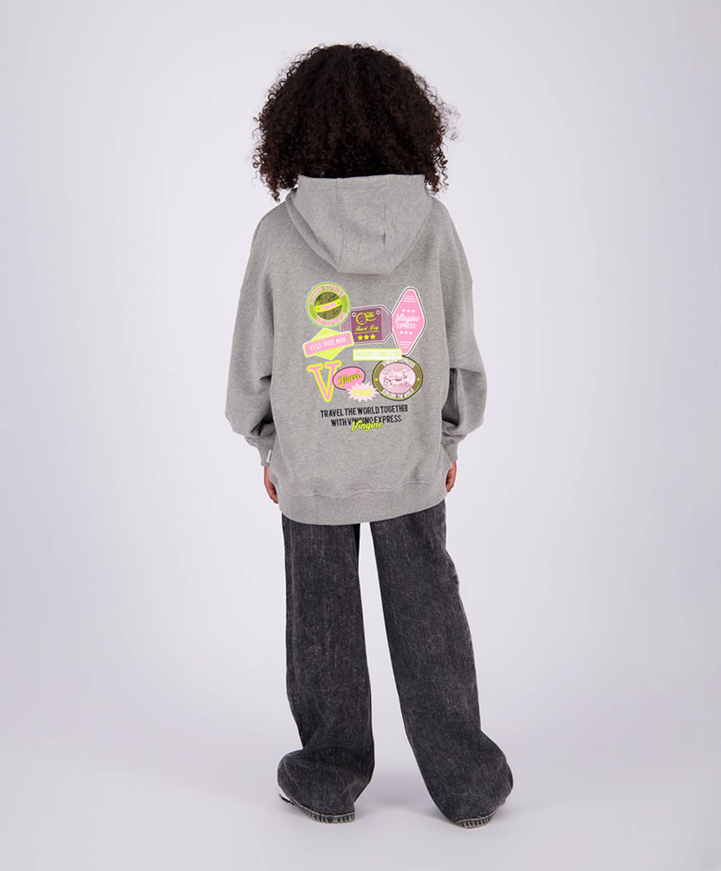 Vingino Meisjes sweater grijs