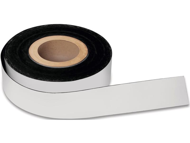 Magnetoplan Magnetband PVC 20 mm x 30 m, Weiss Haftet magnetisch auf allen metallhaltigen Oberflächen