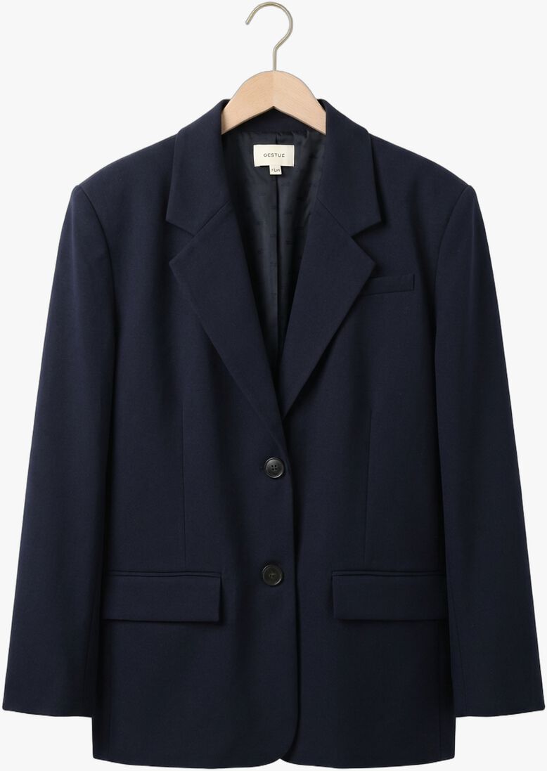 donkerblauwe gestuz blazer gzpaula oz blazer