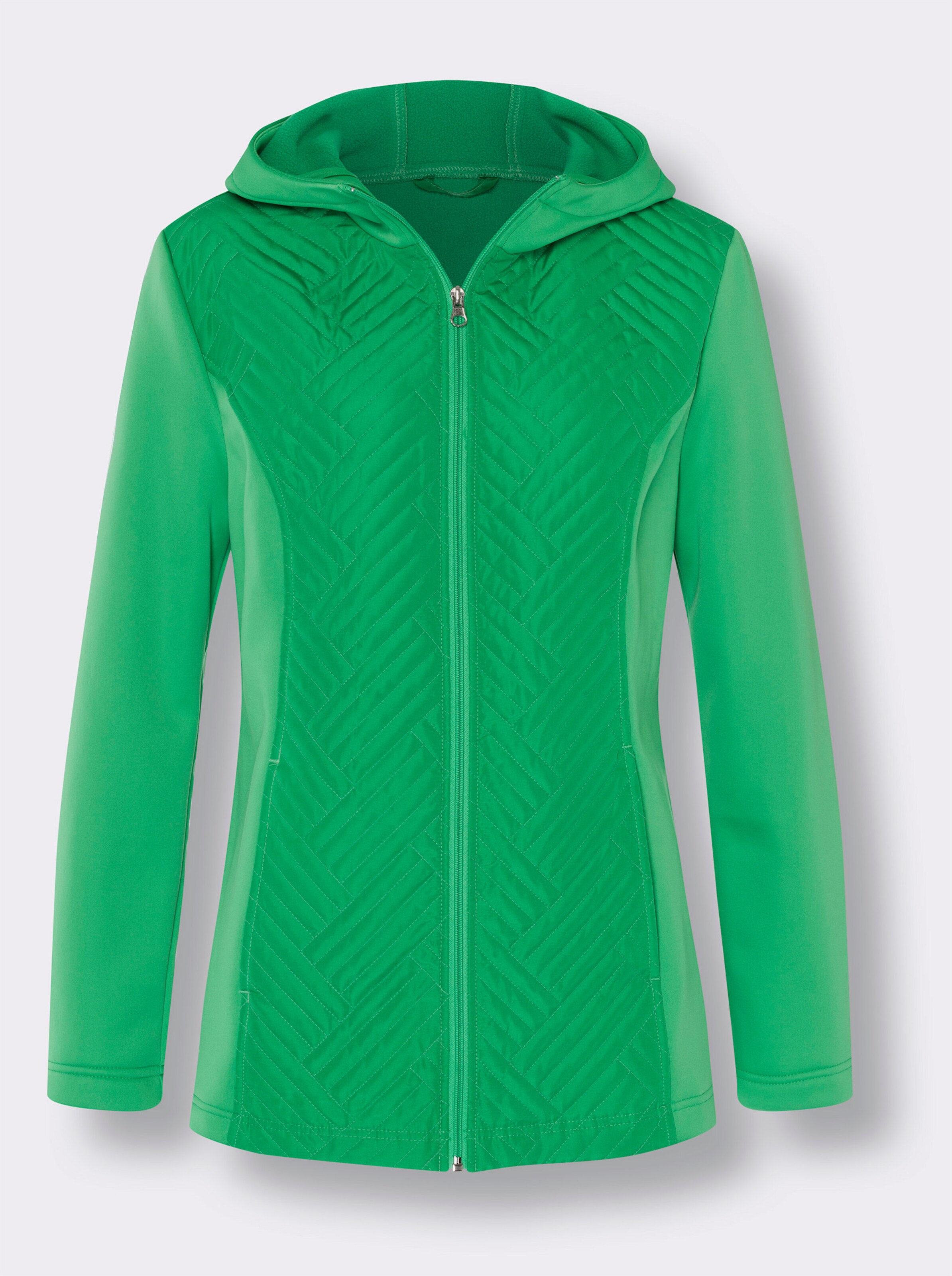 Softshelljacke mit Stepp-Einsatz