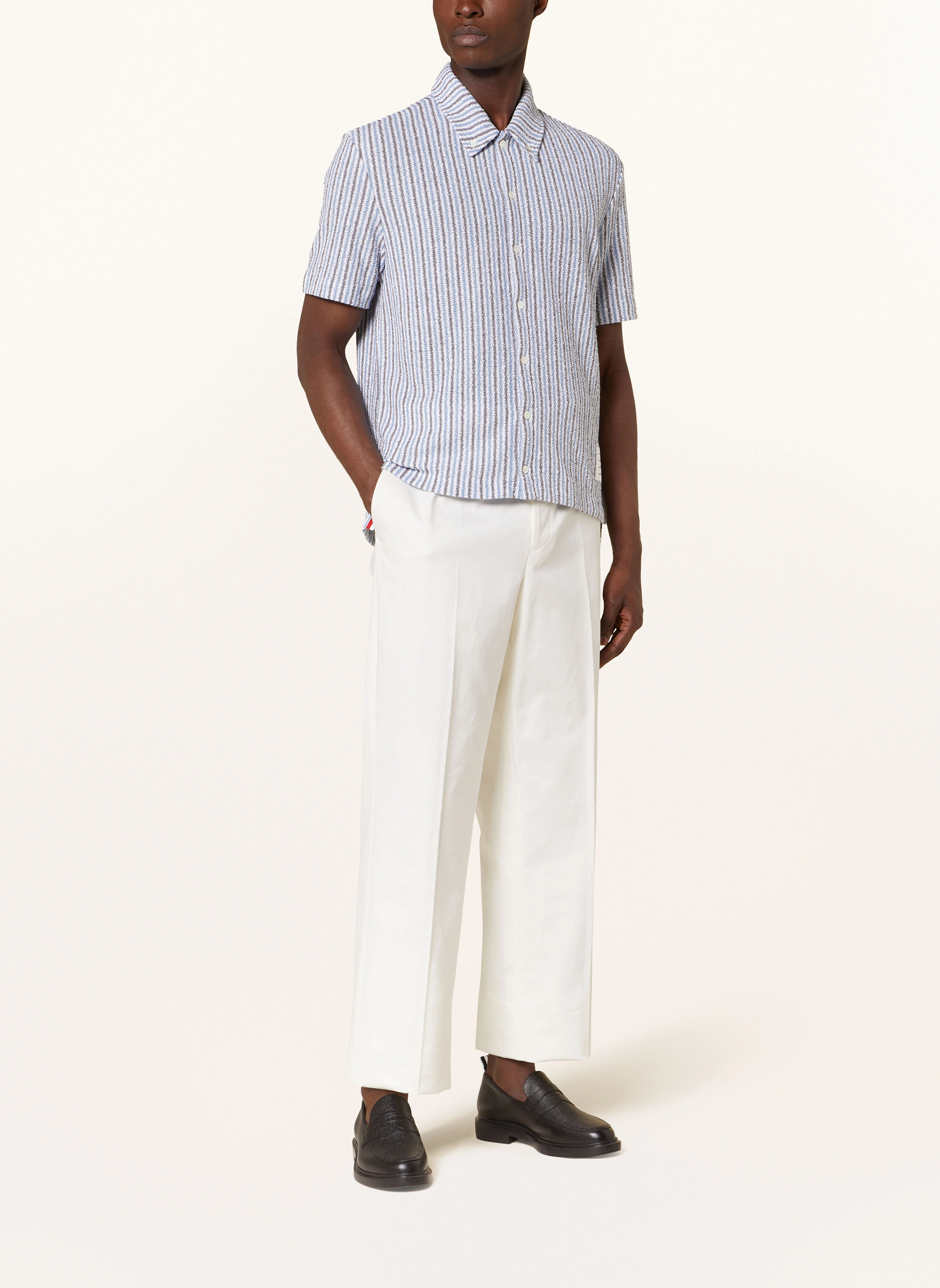 THOM BROWNE. Strickhemd Regular Fit