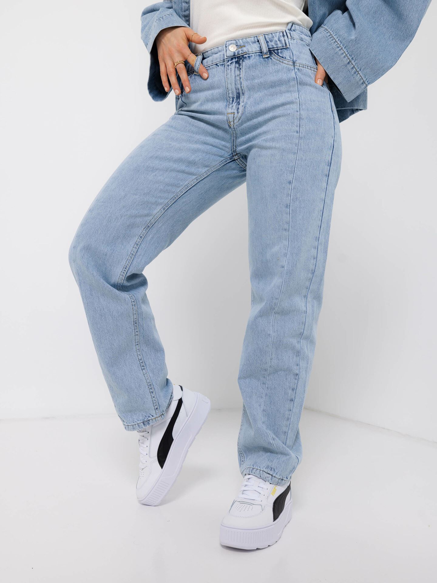 Kenzie Straight Cutline Jeans