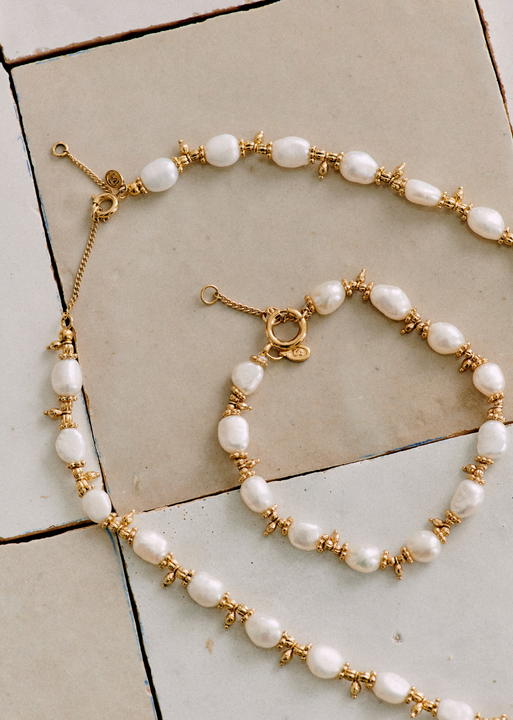 Bracelet Milo - Nacre doré - E-SHOP/BIJOUX Bracelets & Bagues 5905859