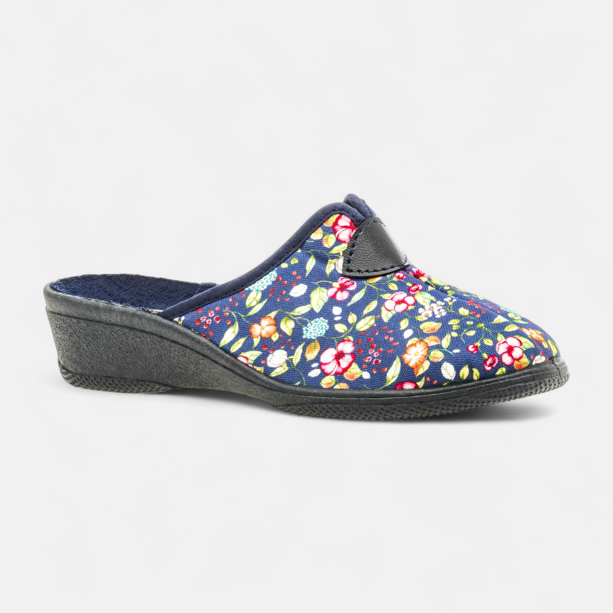 Pantoufles sabots Femme bleu marine