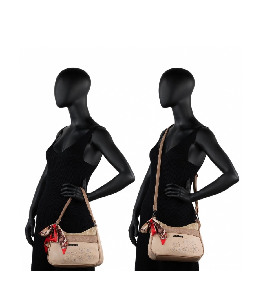 Lois Bolso bandolera Casual 310769 bege -26x18x7cm-