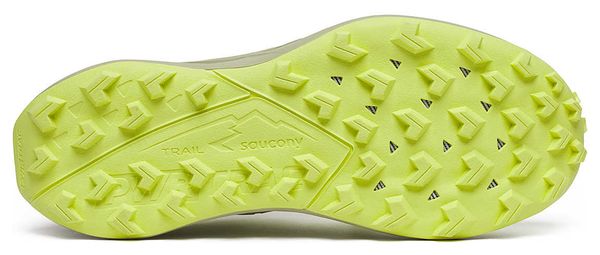 Chaussures Trail Saucony Peregrine 15 Jaune/Beige Femme