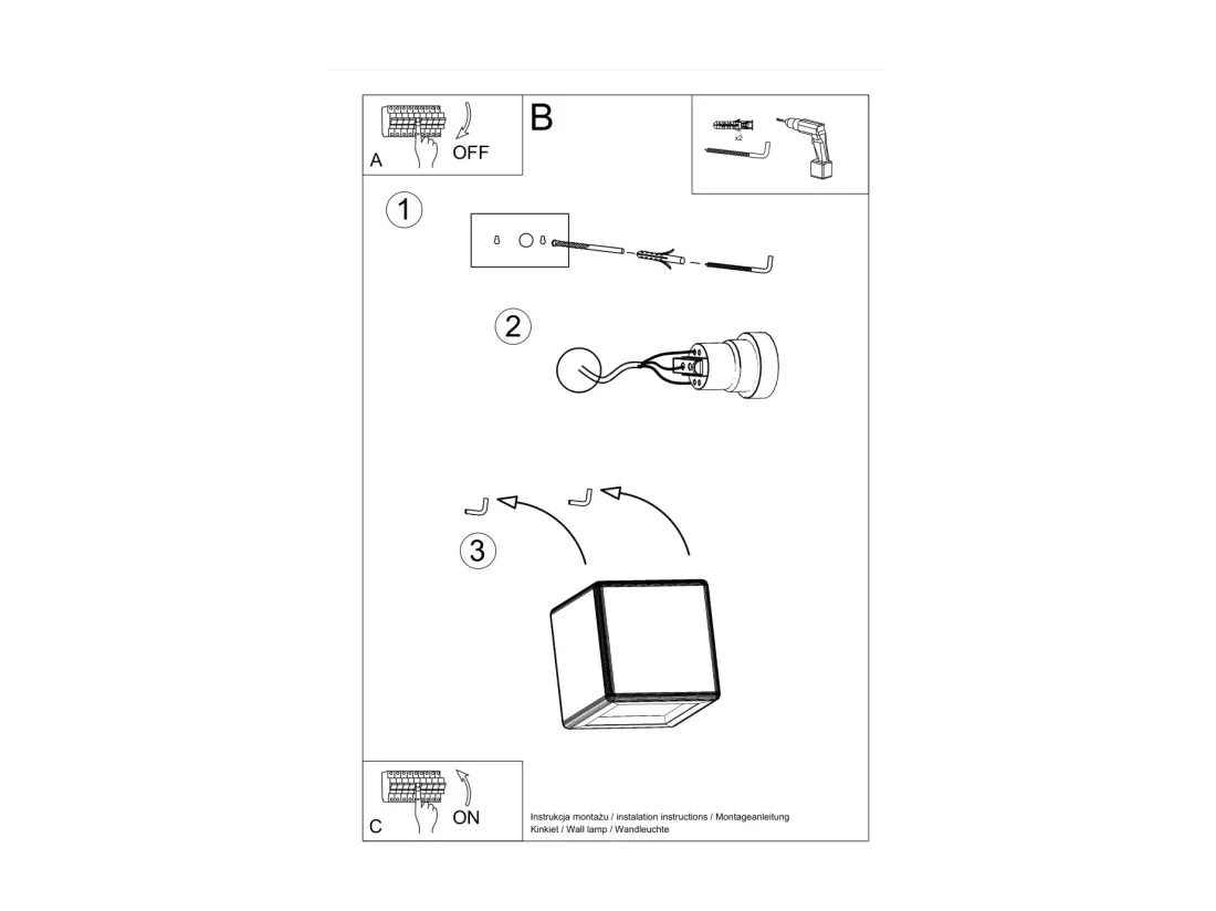 Sollux NESTA Up & Down Applique en plâtre Blanc E27