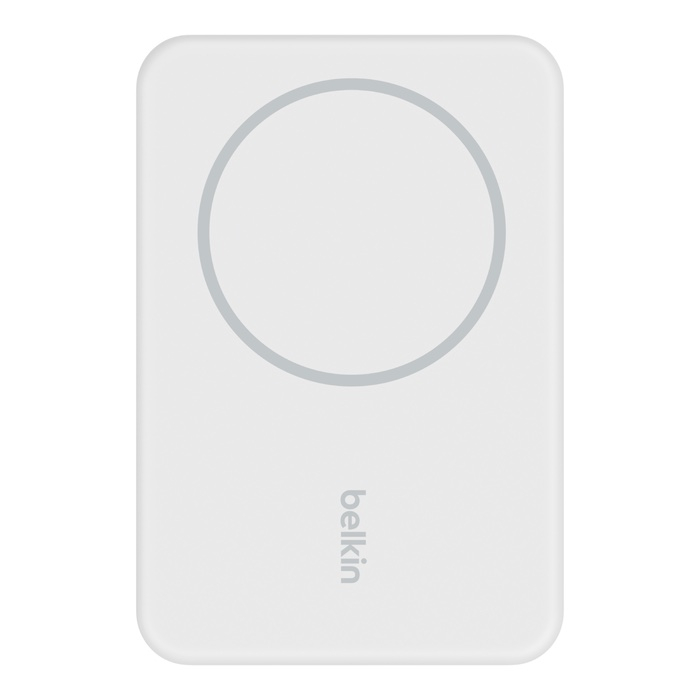 (10W) 5000mAh Boost Charge Magnetische MagSafe Qi Wireless Powerbank USB C Ladegerät   Klappbarer Ständer (BPD004BTWT) - Weiss