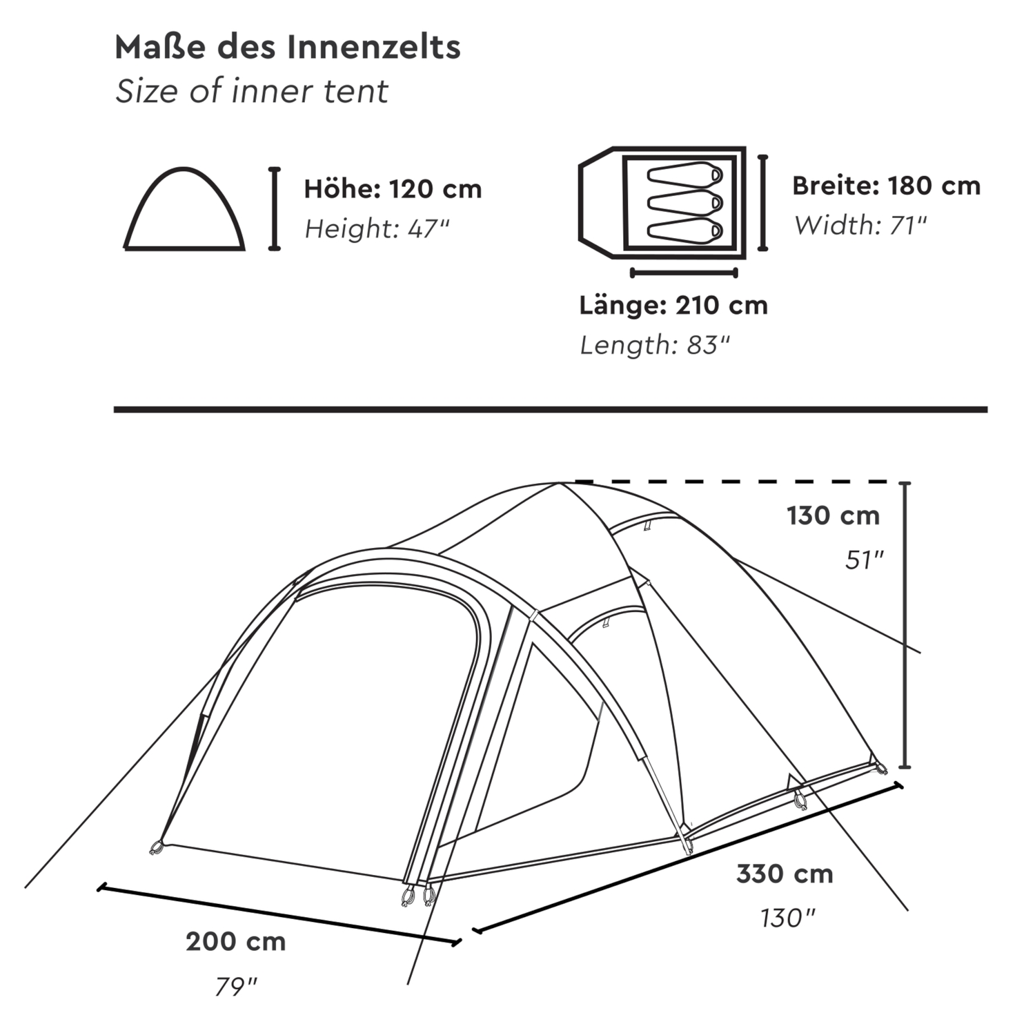Tambu Kansaru 3 koepeltent