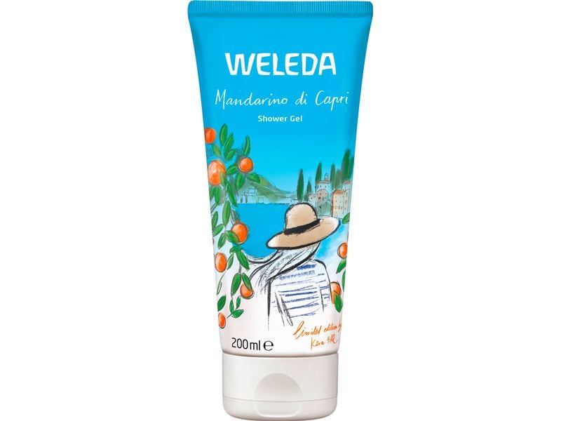 WELEDA Duschgel Mandarino di Capri 200 ml Natürliches Duschgel reinigt sanft und inspiriert die Sinne