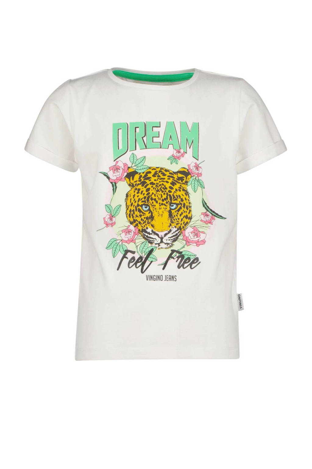 Vingino T-shirt HARPER met printopdruk wit