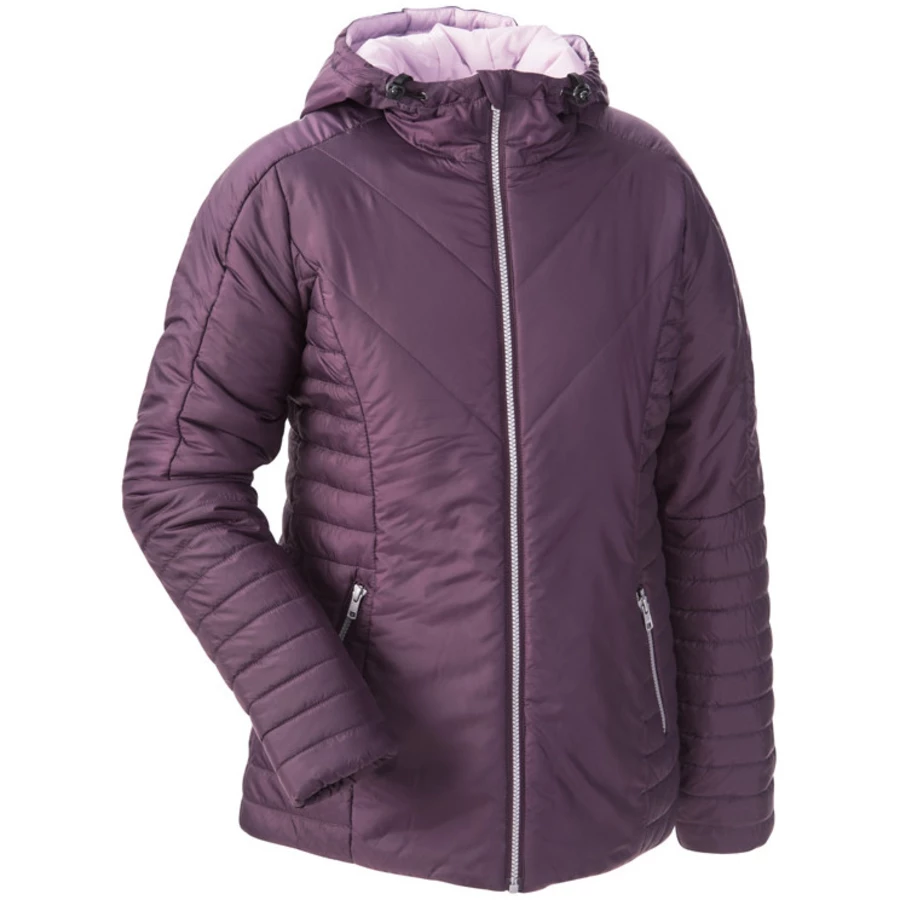 mamalila Stepp-Tragejacke Aubergine