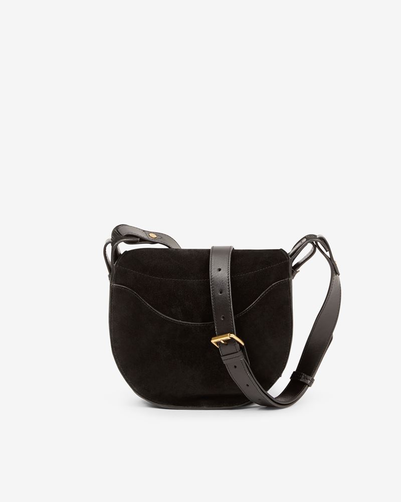 SAC EN BANDOULIÈRE EN CUIR VELOURS BOTSY
