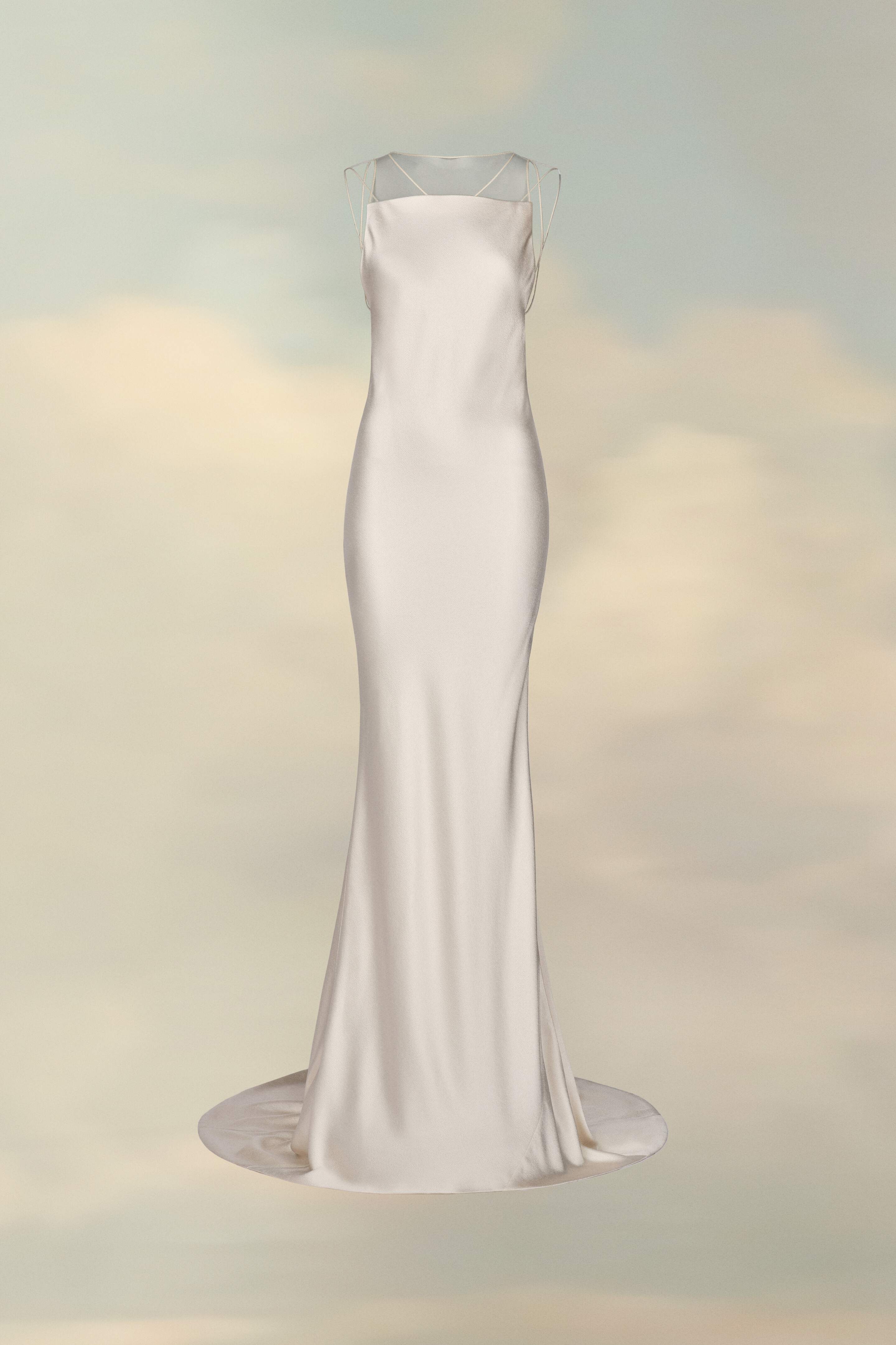 Robe en satin