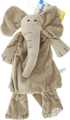 Difrax Peluche Soft Grand Eléphant Elliot/Leo/Mario 1 Pièce (226)