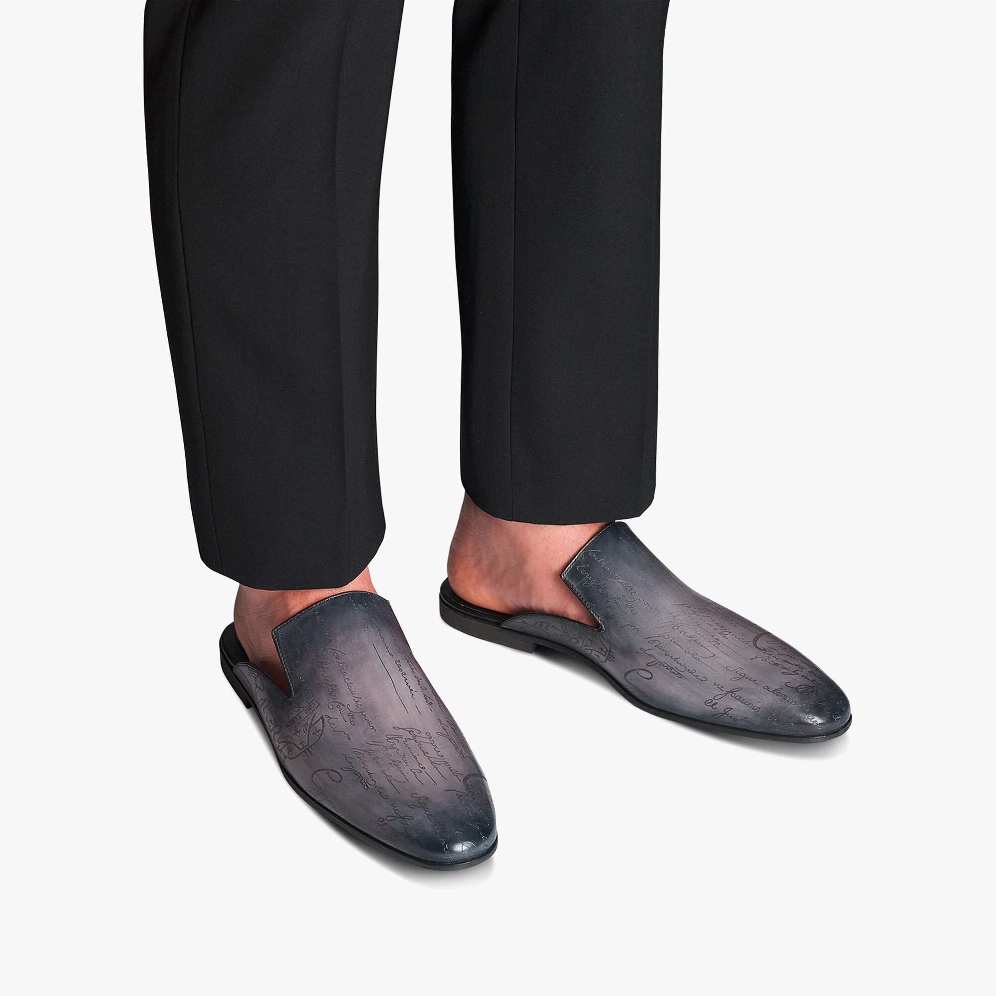 Mule Cyrus En Cuir Scritto