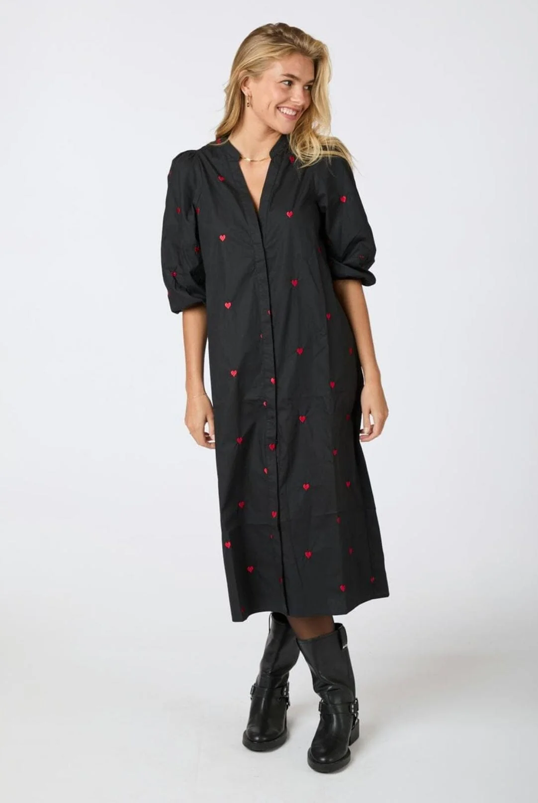 Neo Noir Vestina Hearts Dress