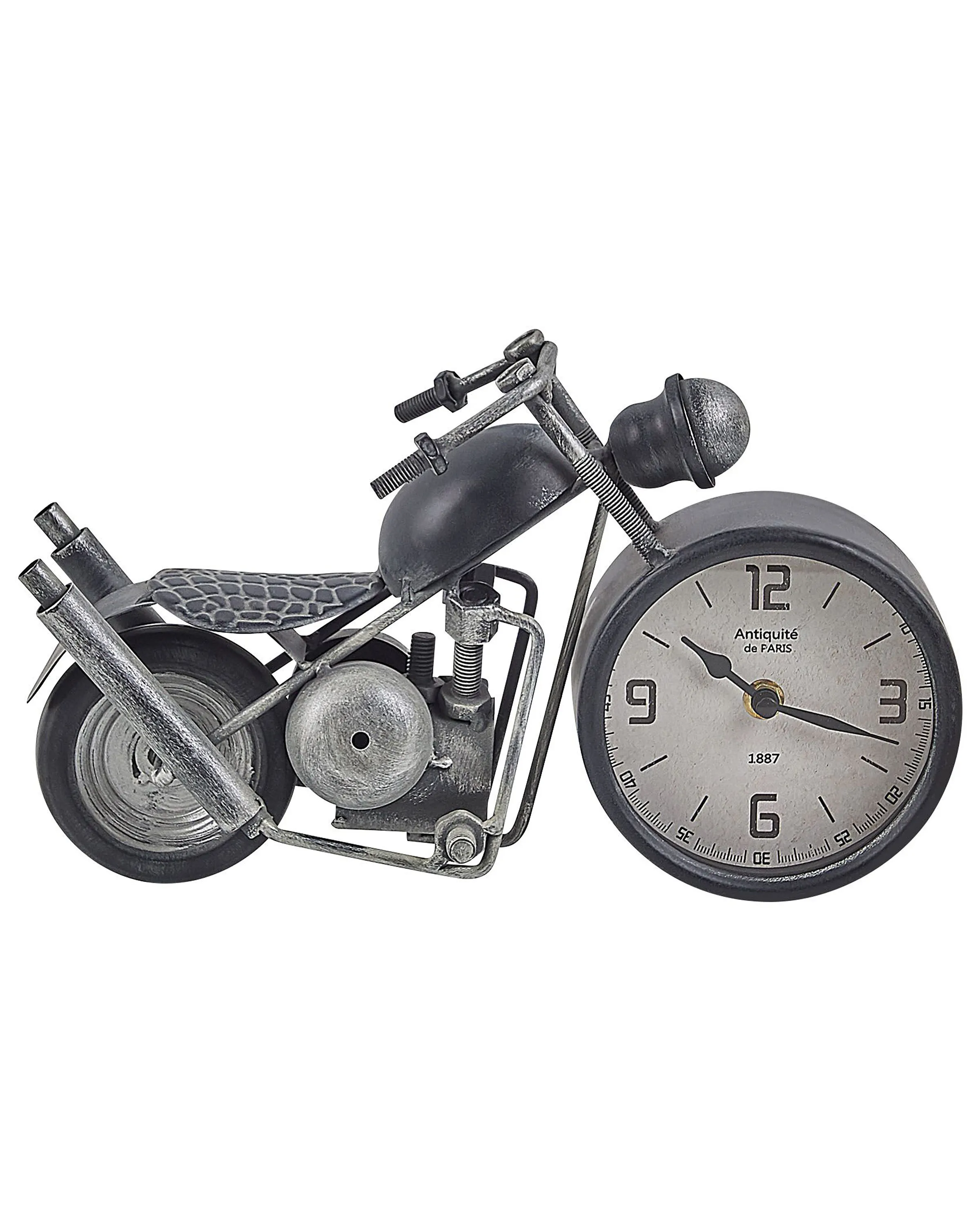 Klok BERNO 30 cm Metaal Zwart
