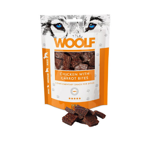 Cubos de frango e cenoura Woolf