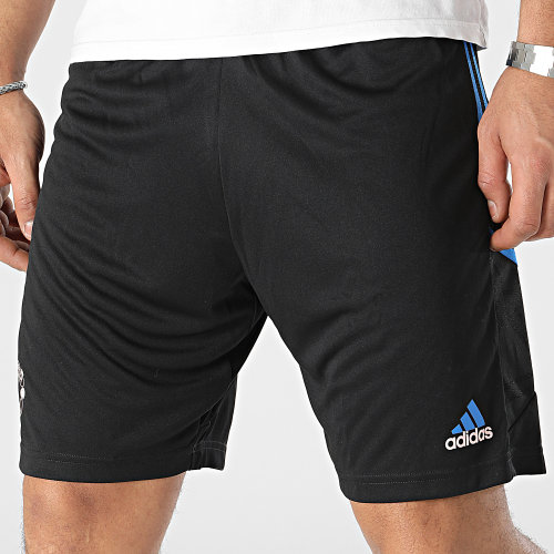 Short Jogging A Bandes Manchester United HT4299 Noir