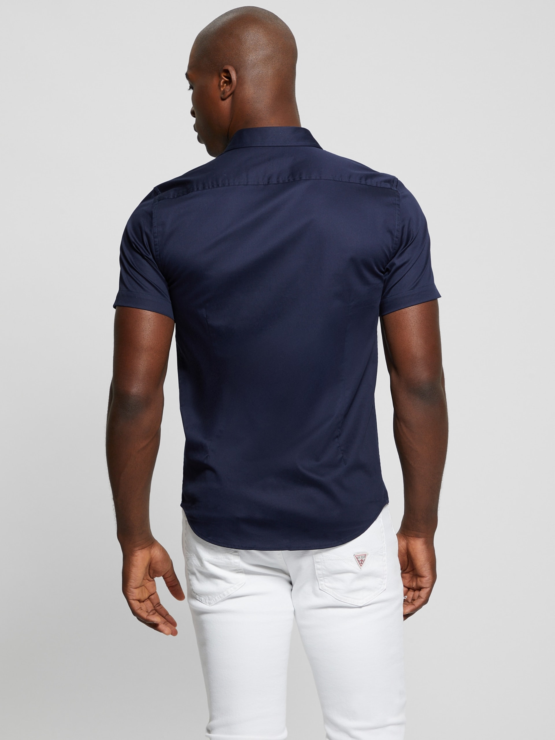Camisa de manga curta Luxe Stretch