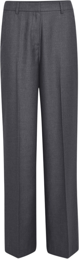 Minus Delvia High Waisted Straight Leg Pant Nine iron gray melange
