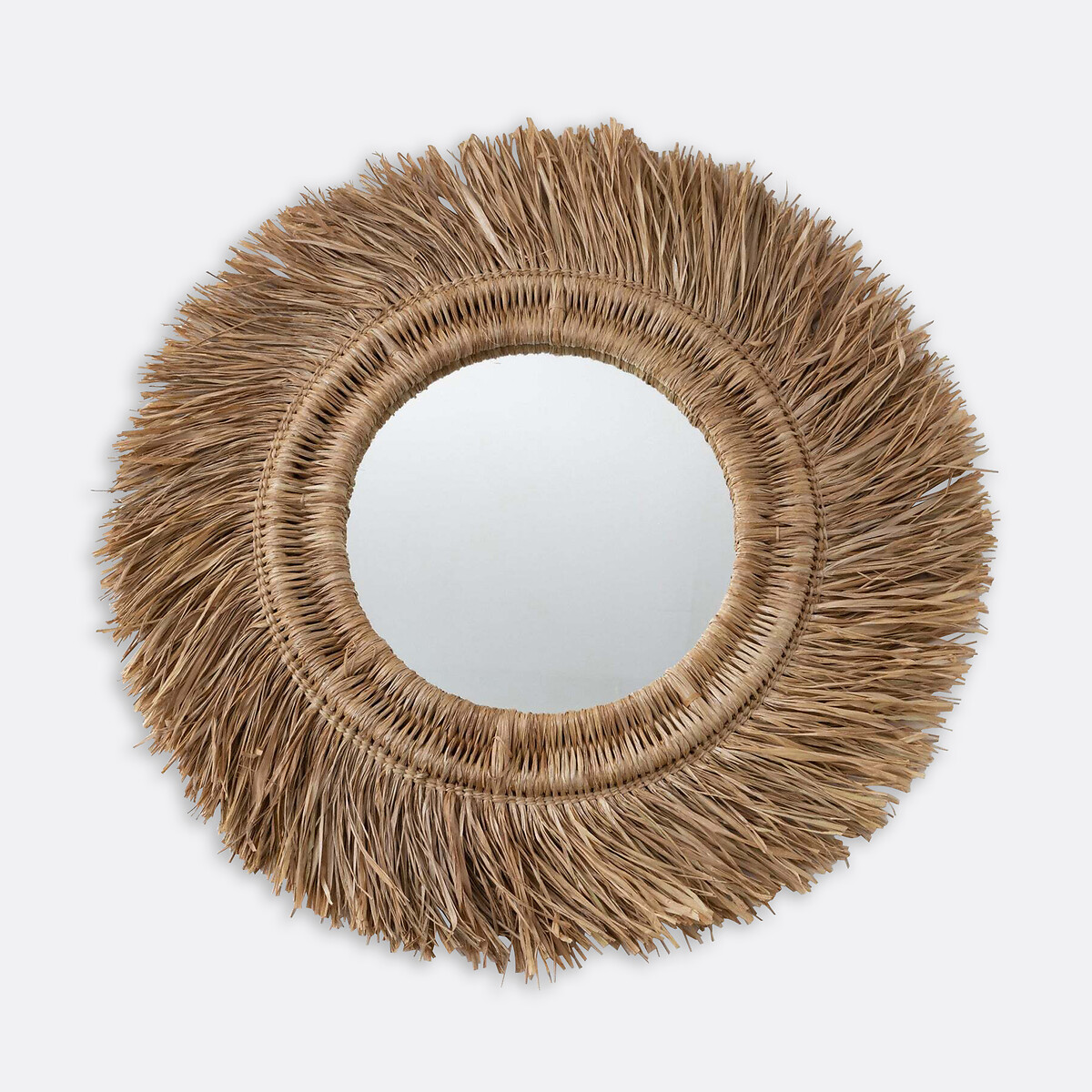LA REDOUTE INTERIEURS<br>Espelho redondo em rattan e sisal Ø100 cm, Loully