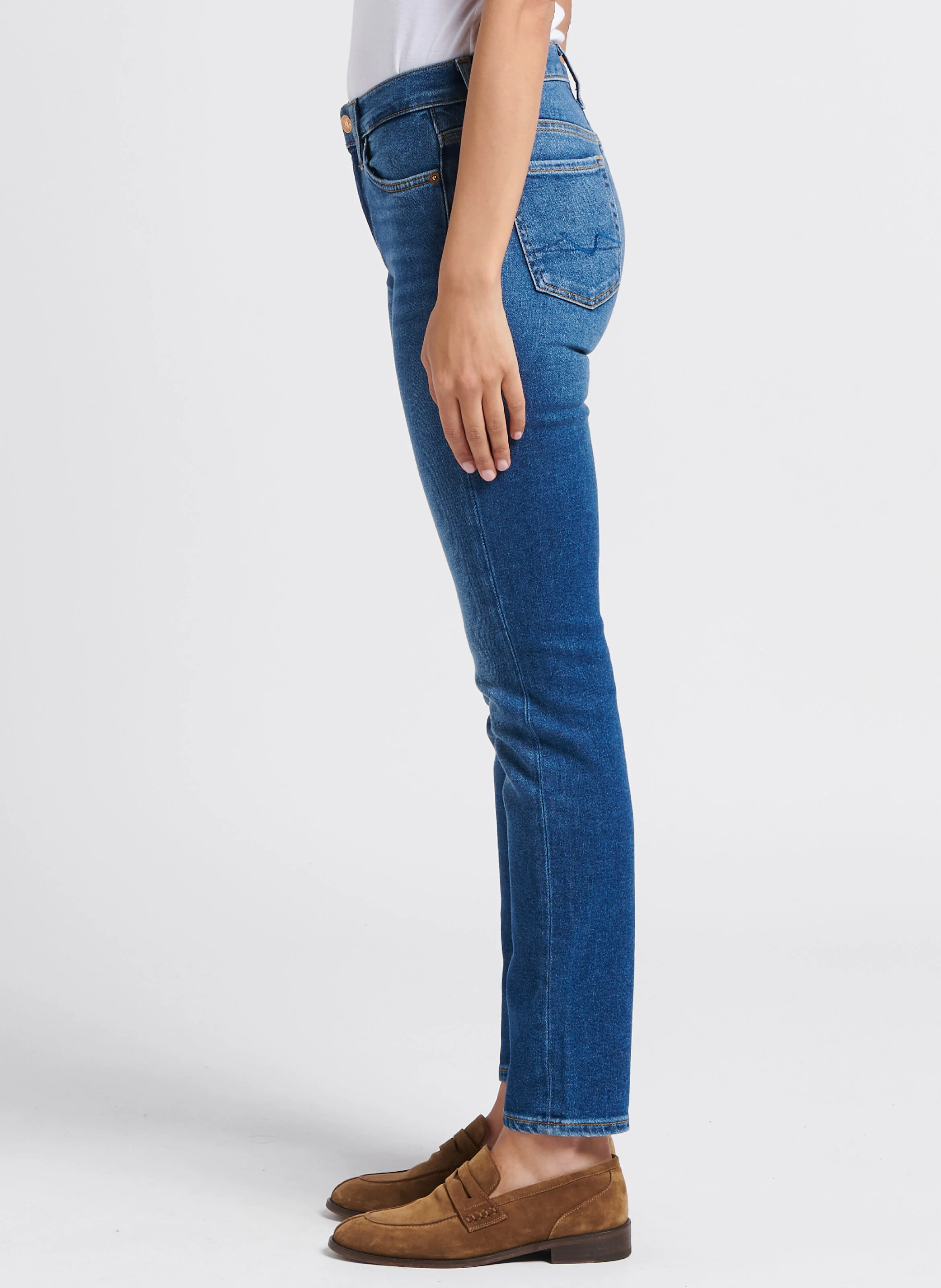 ROXANNE - Jean slim stretch | Bleu