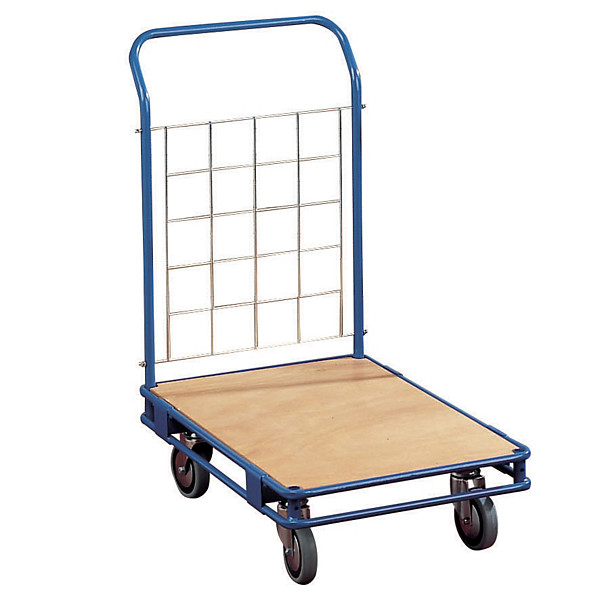 Chariot plateau court 1 dossier, charge 250 kg