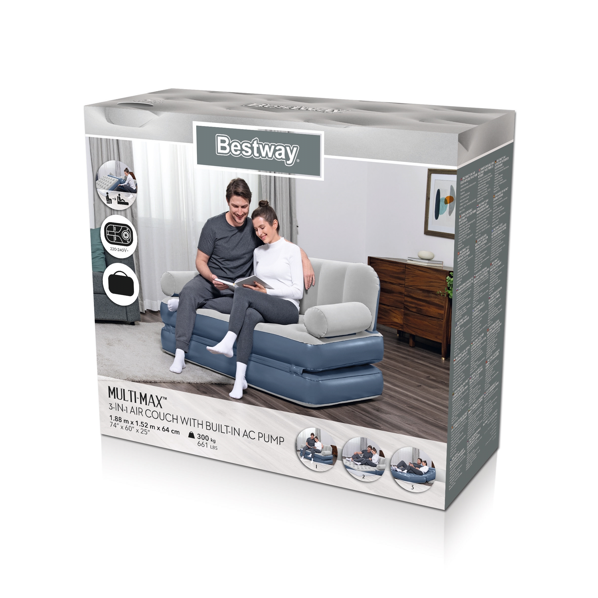 Sofa aufblasbar Multi-Max 3-in-1