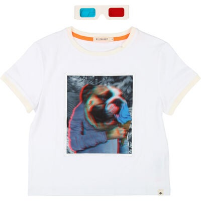 Billybandit T-Skjorte & 3D-briller, White
