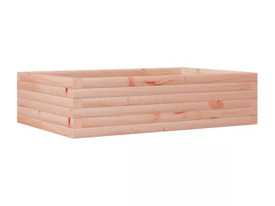 Jardinière bac lit surélevé bois marron 90 x 60 x 23 cm 02_0038010