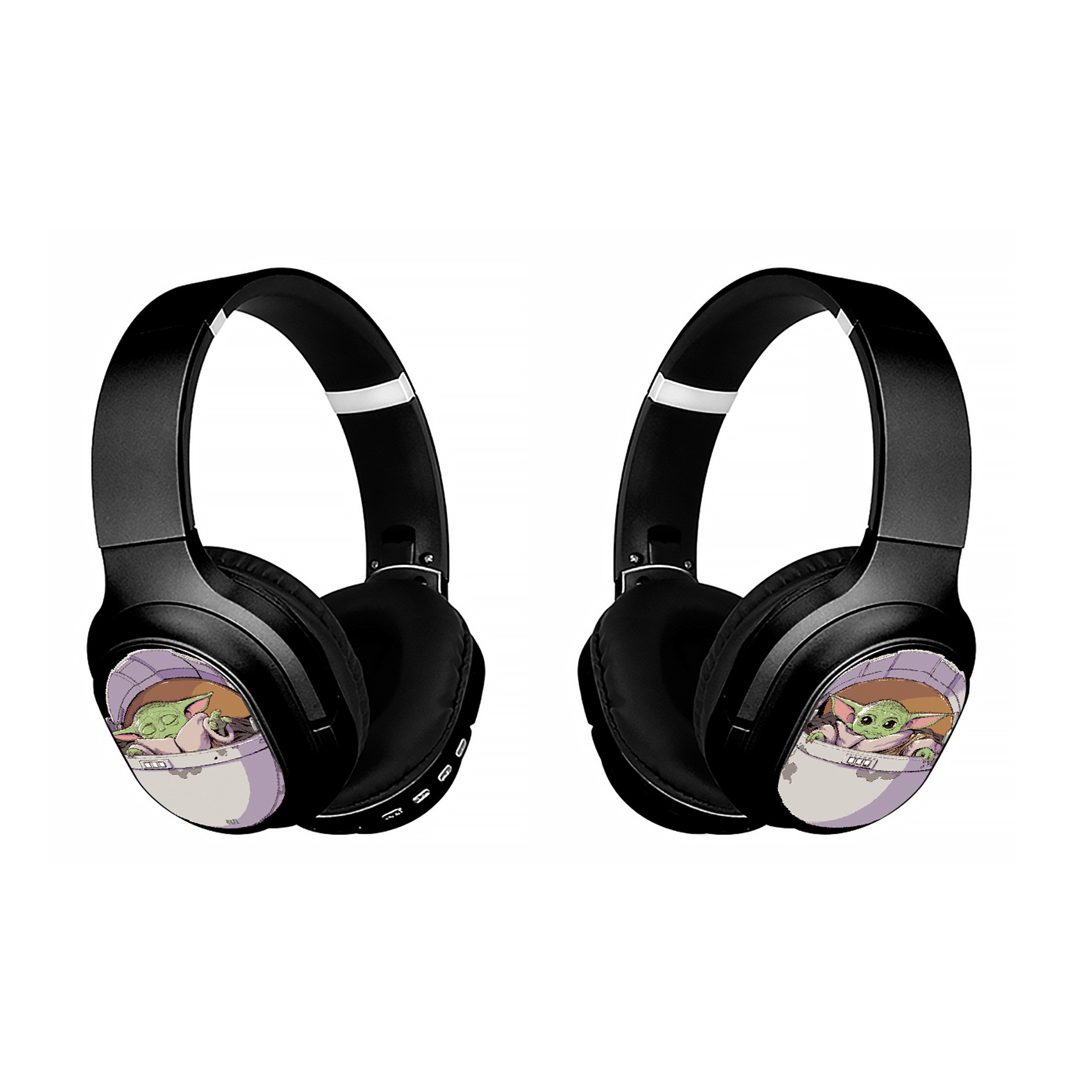 Fones de ouvido sem fio Star Wars Baby Yoda com microfone 003
