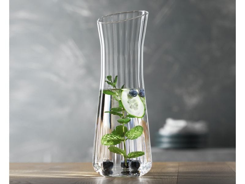 Spiegelau Karaffe Lifestyle 1.13 l, Transparent Elegante 1-Liter-Karaffe aus transparentem Glas