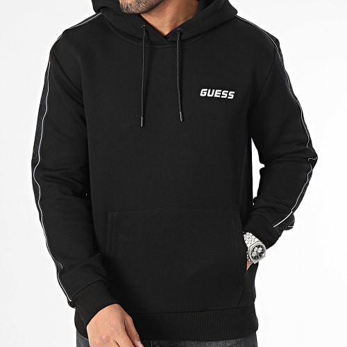 Sweat Capuche A Bandes Z4RQ21-KB3P2 Noir