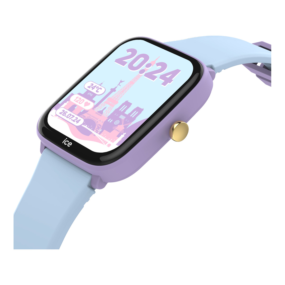 Montre ICE WATCH Ice smart enfant bracelet silicone bleu