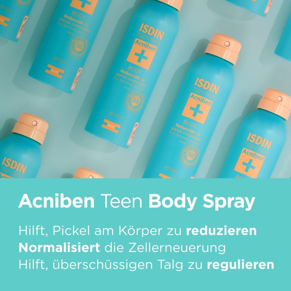 ISDIN Acniben Teen Body Spray gegen Pickel und unreine Körperhaut