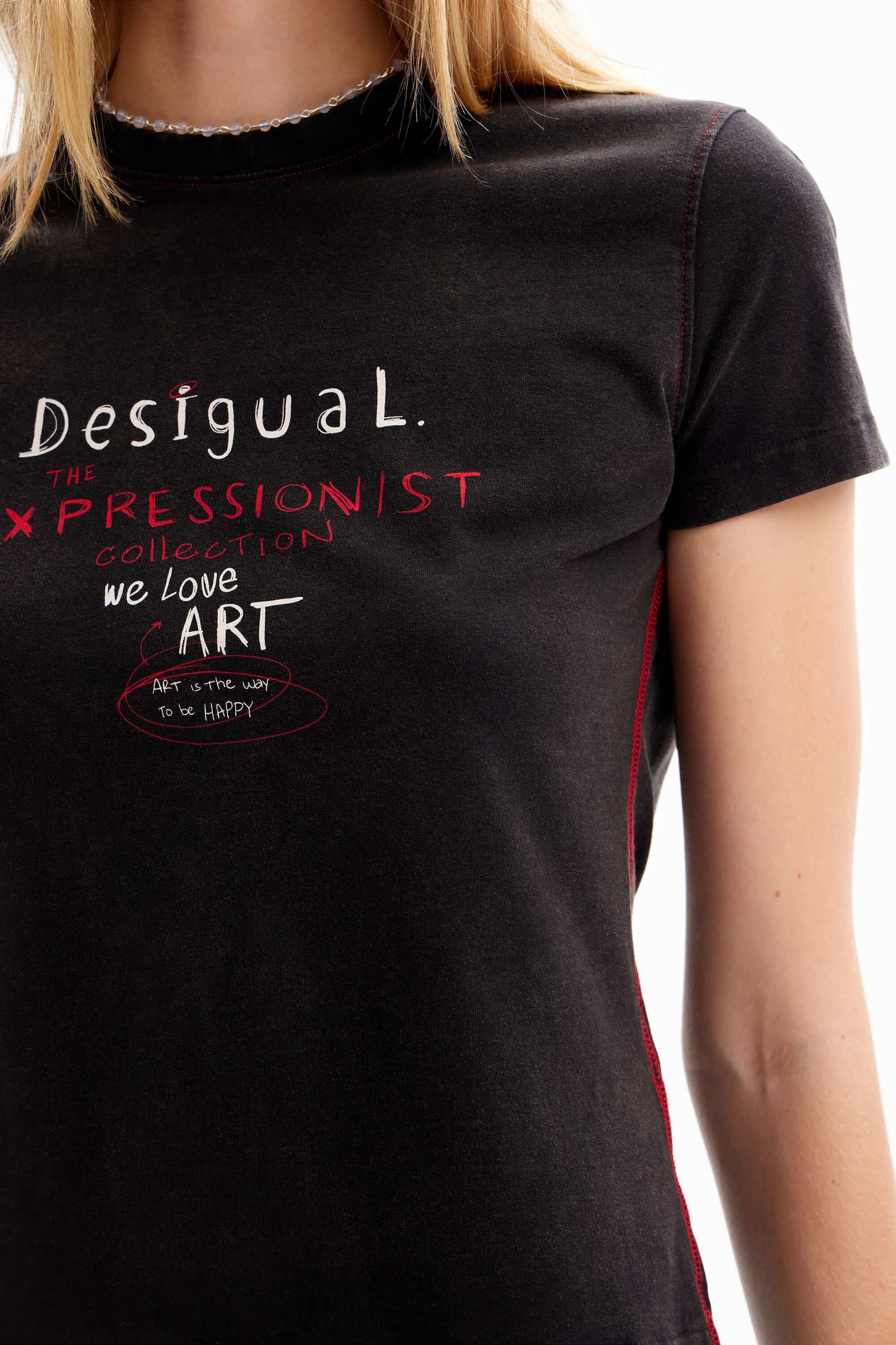 T-shirt ajusté messages